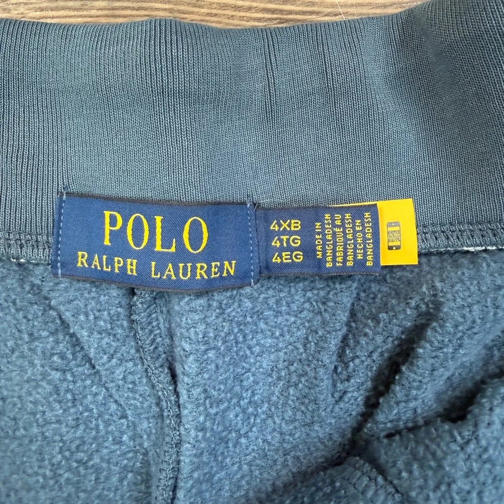 Polo Ralph Lauren Mens Fleece Shorts‎ Size 4XB Clancy Blue Big Pony NWT